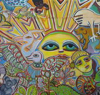 The Painting of Life by Mirka Mora - Inverell Accommodation
