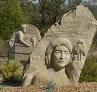 Heritage Sculptures at Pensioners Hill Lookout - Inverell Accommodation