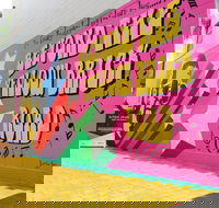 Yellow Brick Road and Elton John Mural - Inverell Accommodation
