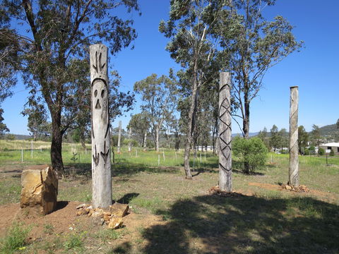 Heritage Sculptures At Pensioners Hill Lookout - Inverell Accommodation 1