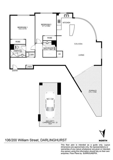 Lower Bridge And Sails - Executive 2BR Darlinghurst Apartment With Balcony And Rooftop Views - Inverell Accommodation 15