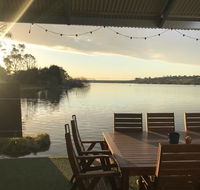 Shack built over the Murray River - Inverell Accommodation