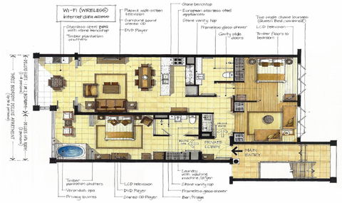 Beach Club Port Douglas Luxury Apartments - Inverell Accommodation 18