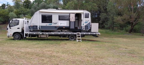 RV Caravan In Rural Setting On Edge Of Town Close To AgQuip - Inverell Accommodation 1